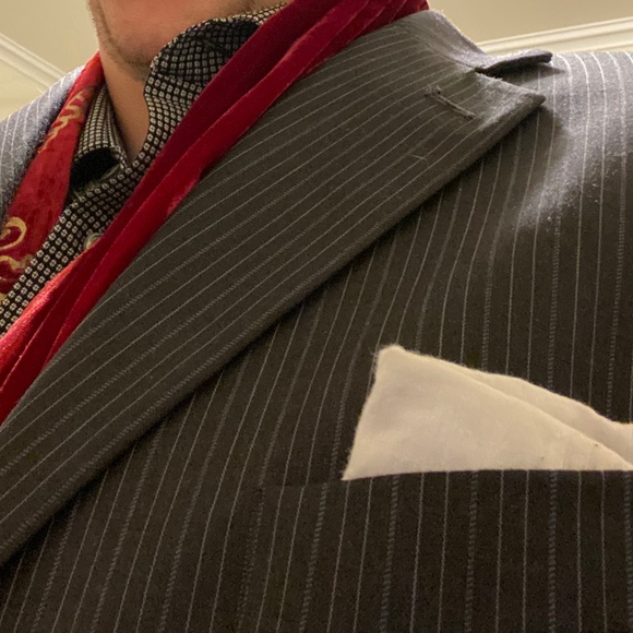 F.R. Tripler Wool Pinstripe Suit - Picture 5 of 5